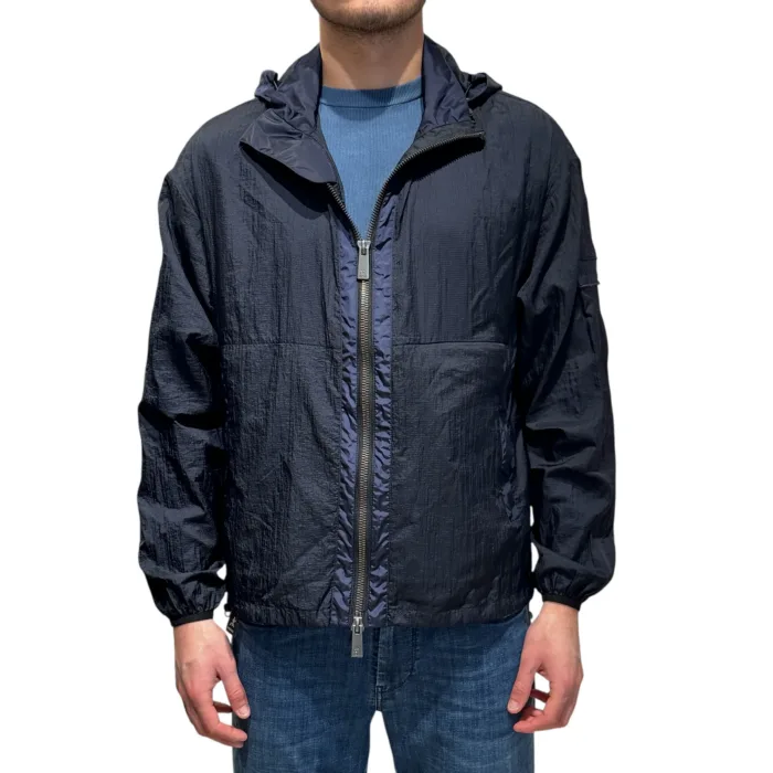 Giacca A Vento Uomo Premiata Blu art. PA1007R Rip Stop Blue, foto 1 di 4
