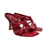 Mules Bruno Premi in Pelle Rossa Rubino, Tacco 9 cm art. BN5304X - immagine 2