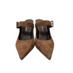 Sabot Mules Bruno Premi in Camoscio Cuoio, Tacco 9 cm art. BN0402X - immagine 3