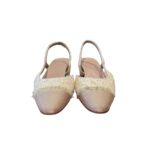 Slingback Roberto Festa in Tweed Avorio, Tacco 4 cm art. Acanto - immagine 3