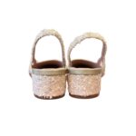 Slingback Roberto Festa in Tweed Avorio, Tacco 4 cm art. Acanto - immagine 5