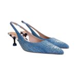 Slingback Roberto Festa in Denim, Tacco 5 cm art. Dalilas - immagine 2