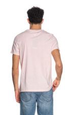 T-shirt Slim fit in jersey Uomo Tommy Hilfiger Rosa con Logo Ricamato art. MW0MW11797 TPB - immagine 2