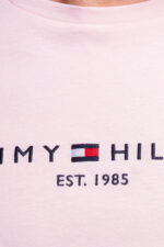 T-shirt Slim fit in jersey Uomo Tommy Hilfiger Rosa con Logo Ricamato art. MW0MW11797 TPB - immagine 3