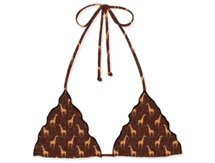 Triangolo Mc2 Saint Barth Stampa Giraffa art. Sagittarius Giraffe Mania 18