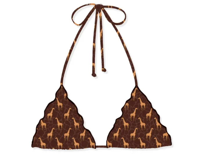 Triangolo Mc2 Saint Barth Stampa Giraffa art. Sagittarius Giraffe Mania 18, foto 1 di 1