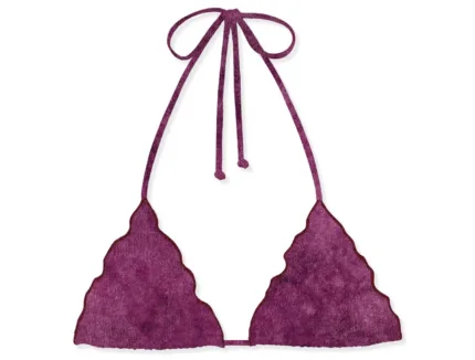 Triangolo in Velluto Fucsia Mc2 Saint Barth art. Sagittarius Velvet 79
