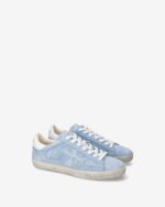 Sneakers Premiata Donna In Camoscio Celeste art. Stevend 7532 - immagine 4