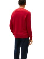 Maglioncino Girocollo in Cotone Uomo Tommy Hilfiger Rosso art. MW0MW39999 XLD - immagine 3