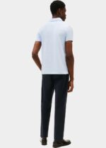 Polo Slim fit in piqué di cotone Uomo Tommy Hilfiger Celeste art. MW0MW17771 C10 - immagine 2