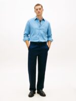 Camicia Uomo Tommy Hilfiger Regular fit in Jeans Medium Blue Indigo cod MW0MW41689 1A4 - immagine 4