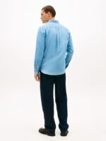 Camicia Uomo Tommy Hilfiger Regular fit in Jeans Medium Blue Indigo cod MW0MW41689 1A4 - immagine 5