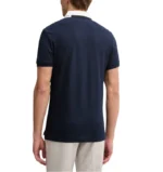 Polo regular fit in piqué Uomo Tommy Hilfiger Blu Notte con ricamo sul colletto art. MW0MW41605 C1G - immagine 2