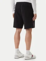 Pantaloncino Short Uomo Tommy Hilfiger Slim fit in Cotone Nero MW0MW42883 BDS - immagine 2