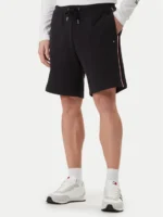 Pantaloncino Short Uomo Tommy Hilfiger Slim fit in Cotone Nero MW0MW42883 BDS