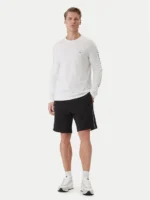 Pantaloncino Short Uomo Tommy Hilfiger Slim fit in Cotone Nero MW0MW42883 BDS - immagine 3