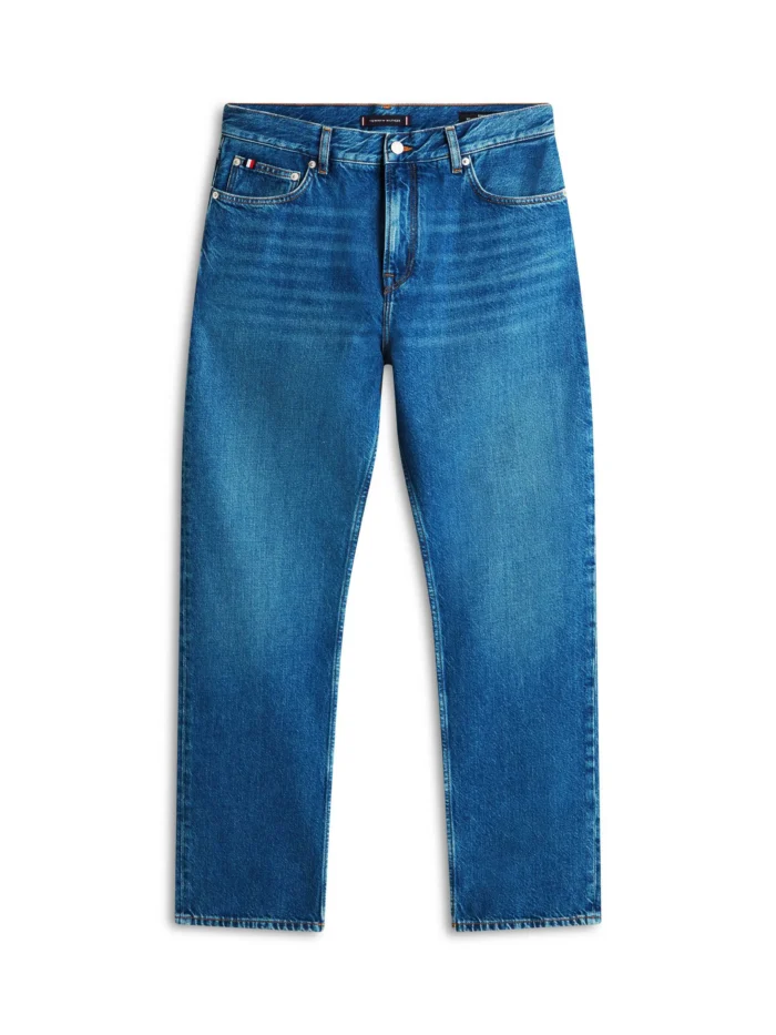 Jeans River Relaxet Straight Uomo Tommy Hilfiger Lavaggio Medio art. MW0MW41897 1A7, foto 4 di 4