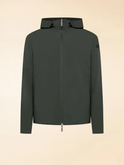 Giubbino Con Cappuccio Reversibile Verde/Blu Uomo RRD Montecristo Light Rev Jacket Art. 26007 Col 20