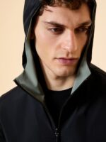 Giubbino Con Cappuccio Reversibile Verde/Blu Uomo RRD Montecristo Light Rev Jacket Art. 26007 Col 20 - immagine 3
