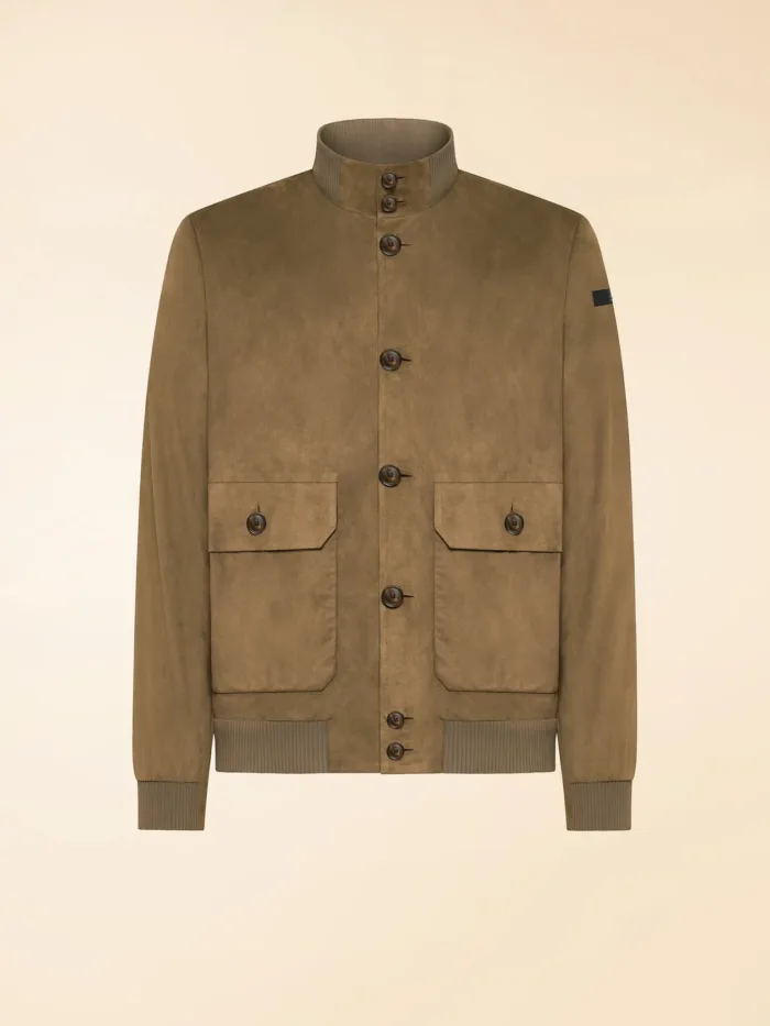 Giubbino Blouson con Bottoni Cammello Uomo RRD Nabucco Val Jacket Art. 26018 Col 84 Toupe, foto 1 di 1