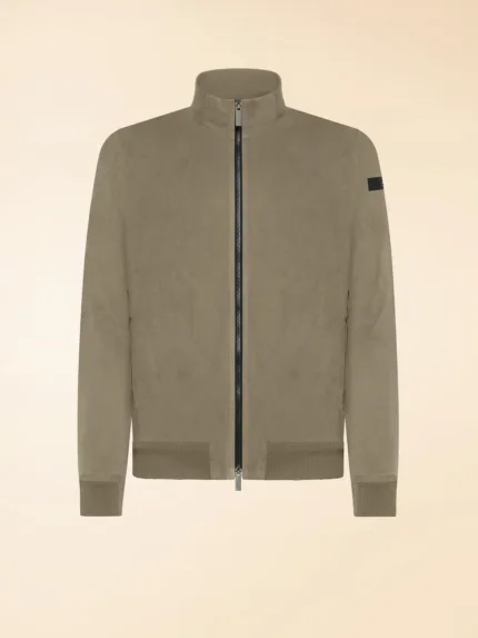 Giubbino con Cerniera Beige Uomo RRD Nabucco Jacket Art. 26019 Colore 86 Tobacco
