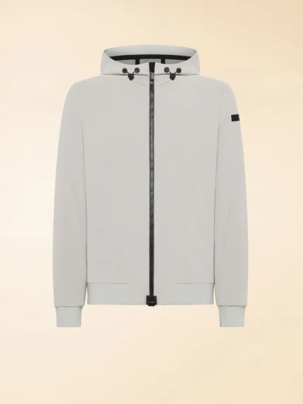 Giubbino Con Cappuccio Grigio Ghiaccio Uomo RRD Wilson Hood Jacket Art. 26028 Col 13