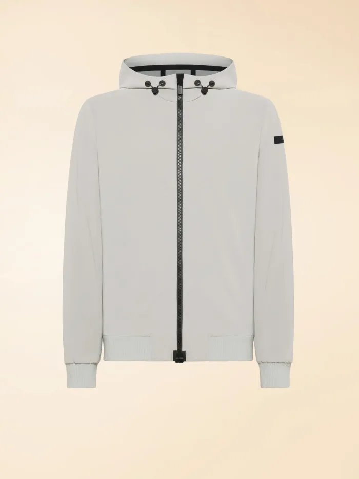 Giubbino Con Cappuccio Grigio Ghiaccio Uomo RRD Wilson Hood Jacket Art. 26028 Col 13, foto 1 di 4