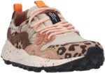 Sneakers Flower Mountain Donna in Camoscio Beige e Dettagli Maculati art. Yamano 3 Unisex 1E53 Beige Milk - immagine 2