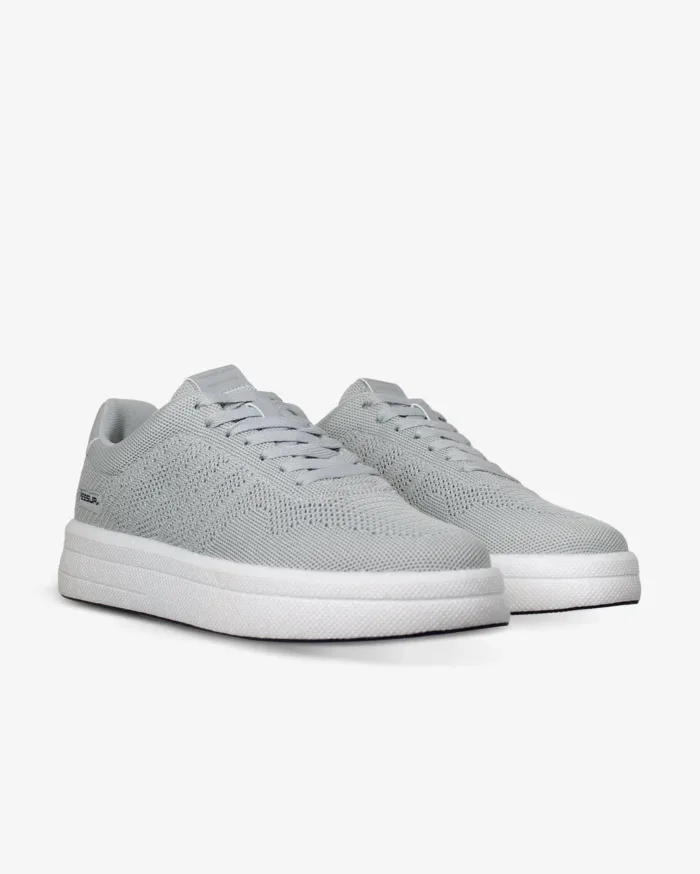 Sneakers Fessura Uomo In Nylon Flyknit Traforato Grigio Ghiaccio art. Foam K 05 Ice, foto 2 di 4