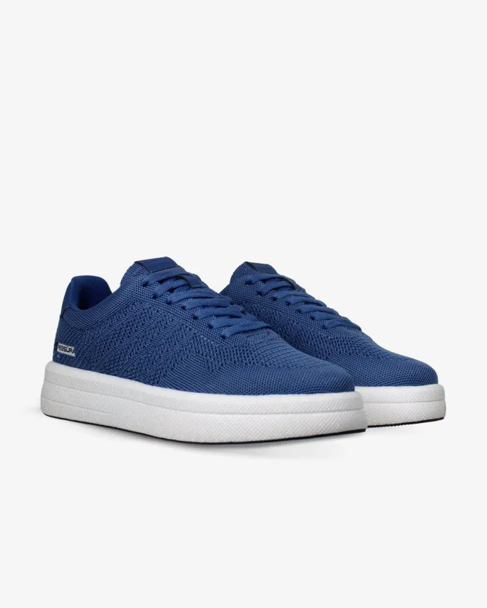 Sneakers Fessura Uomo In Nylon Flyknit Traforato Bluette art. Foam K 06 Royal, foto 2 di 5