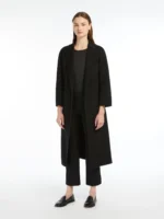 Pantaloni 'S MaxMara in tela misto cotone stretch nero art. UMANITA - immagine 4