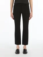 Pantaloni 'S MaxMara in tela misto cotone stretch nero art. UMANITA - immagine 2