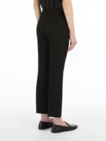 Pantaloni 'S MaxMara in tela misto cotone stretch nero art. UMANITA - immagine 3