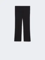 Pantaloni 'S MaxMara in tela misto cotone stretch nero art. UMANITA