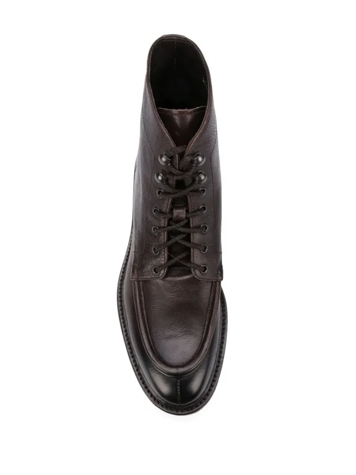 Polacchetto Stivaletto Doucal's Uomo in Pelle Testa di Moro DU2711PHILUF188TM00 Triumph T. Moro Combat Boot, foto 2 di 4