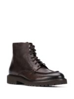 Polacchetto Stivaletto Doucal's Uomo in Pelle Testa di Moro DU2711PHILUF188TM00 Triumph T. Moro Combat Boot - immagine 4