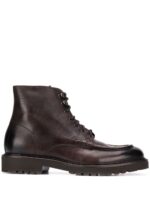 Polacchetto Stivaletto Doucal's Uomo in Pelle Testa di Moro DU2711PHILUF188TM00 Triumph T. Moro Combat Boot