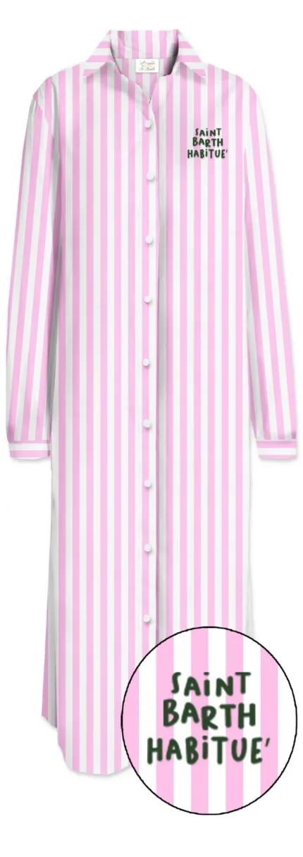 Vestito Donna Mc2 Saint Barth art. Adeline Cotton Stripes Pop V 2110 EMB
