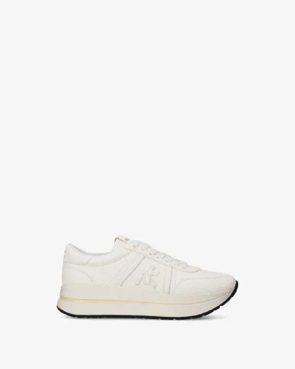 Sneakers Premiata Donna in Pelle Avorio art. Bethcoin 8147