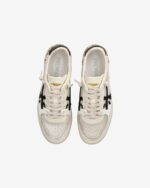 Sneakers Premiata Donna in Pelle Avorio e Borchie art. Bskt Clayd 7661 - immagine 5