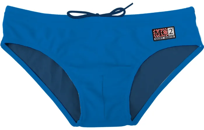 Costume Slip Mc2 Saint Barth Blu art. Cayo 17 Bluette, foto 1 di 1