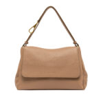 Borsa a Spalla Grande Gianni Chiarini In Pelle Beige Nude art. Cecile Clay