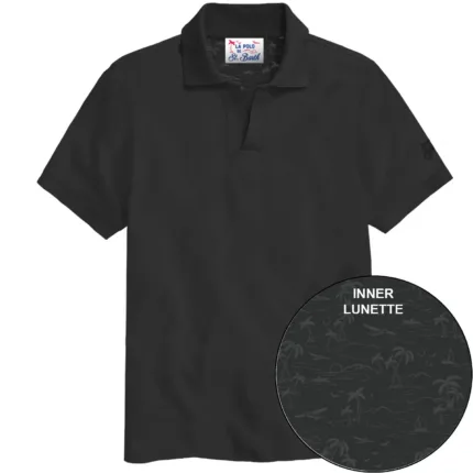 Polo Skipper in Cotone Mc2 Saint Barth Nera art. Charles Piquet 00 Black