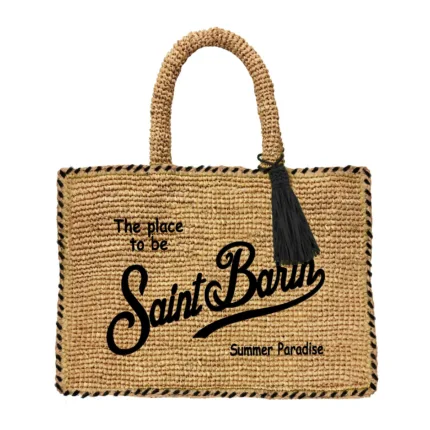 Borsa Media Mc2 Saint Barth Beige art. Colette Raffia 1100 EMB