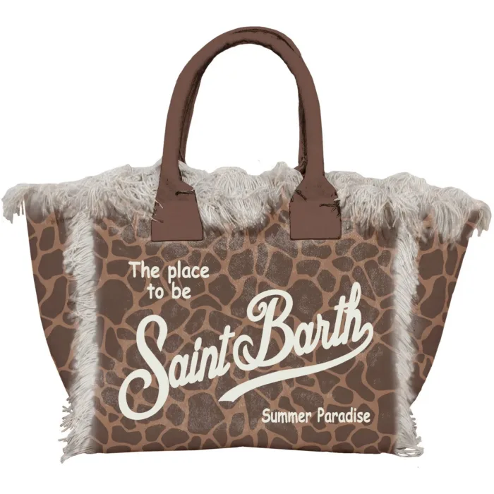 Borsa a Mano Media con Tracolla Mc2 Saint Barth Marrone art. Colette Giraffe Skin 18, foto 1 di 1