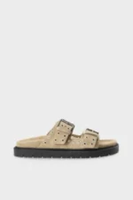 Sandalo Donna Copenhagen in Camoscio Beige Art. CPH702 Suede Sand