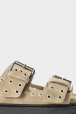 Sandalo Donna Copenhagen in Camoscio Beige Art. CPH702 Suede Sand - immagine 3