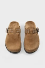 Sabot Donna Copenhagen in Camoscio Beige Art. CPH716 Suede New Brown - immagine 2
