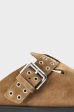Sabot Donna Copenhagen in Camoscio Beige Art. CPH716 Suede New Brown - immagine 3