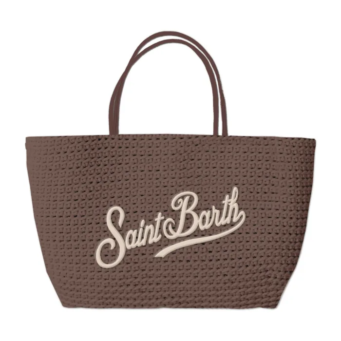 Borsa a Spalla Media Mc2 Saint Barth art. Crochet Tote Mid 18 EMB, foto 1 di 1